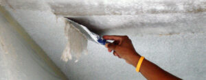 Popcorn ceiling removal in Frisco